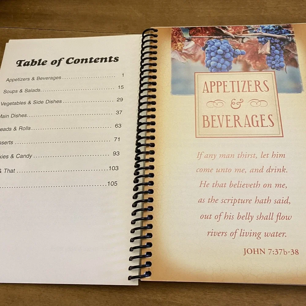 Little Red Wagon Delights Cookbook Catoosa Oklahoma 2012 Spiral Bound VTG Style
